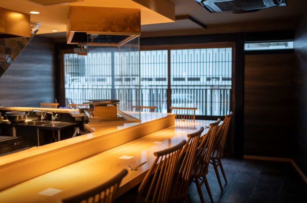 炭火カウンター